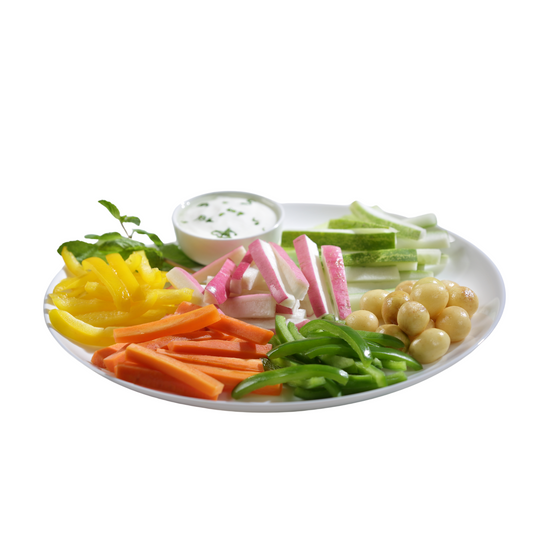 Crudite vegetable Platter with Dipping Dressing